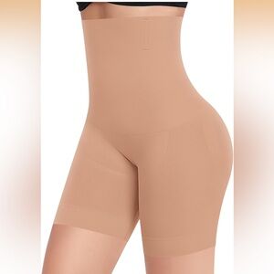 NWT Werena Nude Shapewear Shorts XL/XXL High Waisted Tummy Control Seamless